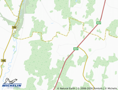 MICHELIN Petkūnai map - ViaMichelin