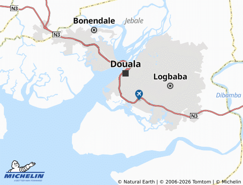 MICHELIN-Landkarte Nkondo - ViaMichelin