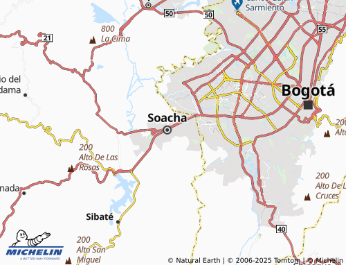 MICHELIN Los Rosales map - ViaMichelin