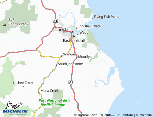 MICHELIN Mourilyan map - ViaMichelin