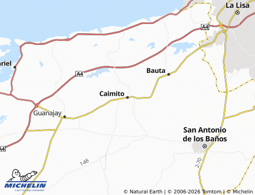 MICHELIN Caimito map - ViaMichelin