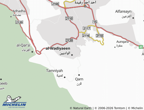 MICHELIN-Landkarte al-Wadiyaeen - ViaMichelin