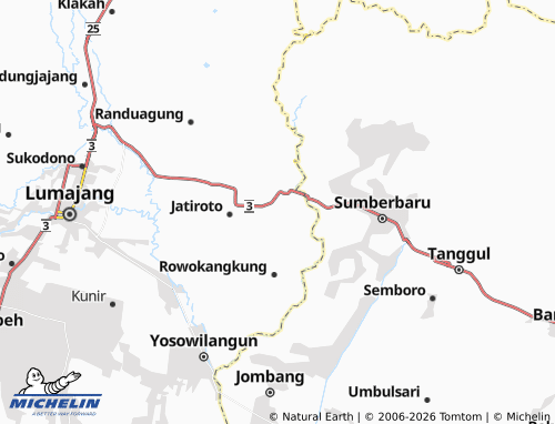 Mapa MICHELIN Kaliboto Kidul - ViaMichelin