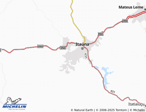 MICHELIN São Geraldo map - ViaMichelin