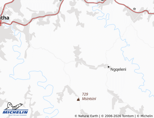 MICHELIN-Landkarte Upper Matanzima - ViaMichelin