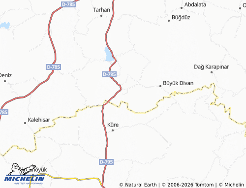 MICHELIN-Landkarte Boğazönü - ViaMichelin