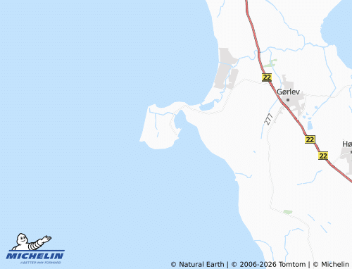 MICHELIN Reersø map - ViaMichelin