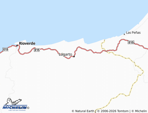 MICHELIN Lagarto map - ViaMichelin