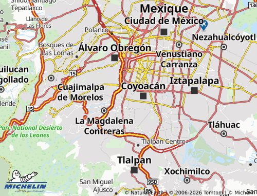 Mapa MICHELIN De Guadalupe - ViaMichelin