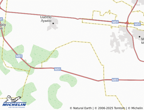 MICHELIN Mirnaya Dolina map - ViaMichelin