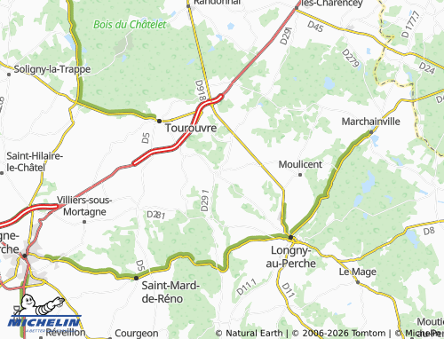 MICHELIN Malétable map - ViaMichelin