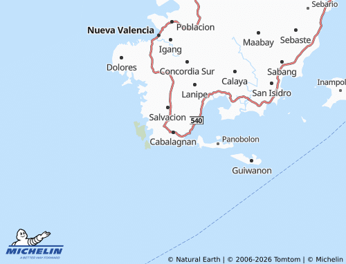 MICHELIN Cabalagnan map - ViaMichelin