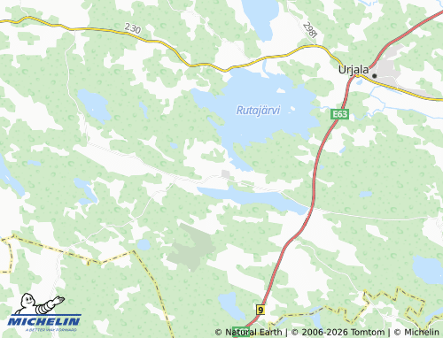 MICHELIN-Landkarte Nuutajärvi - ViaMichelin