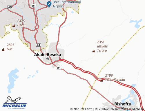 MICHELIN Deka Sedan map - ViaMichelin