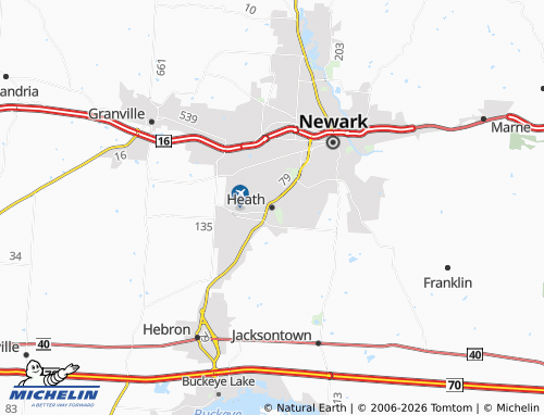 Carte MICHELIN Heath - ViaMichelin