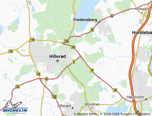 Mappa MICHELIN Kongens Vænge - ViaMichelin