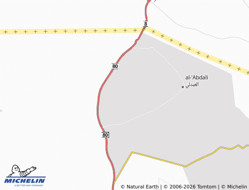 MICHELIN-Landkarte al-'Abdali Qit'at 2 - ViaMichelin