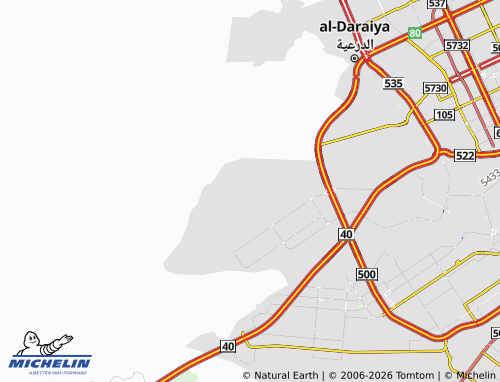 Carte MICHELIN al-Mahdiyyah - ViaMichelin