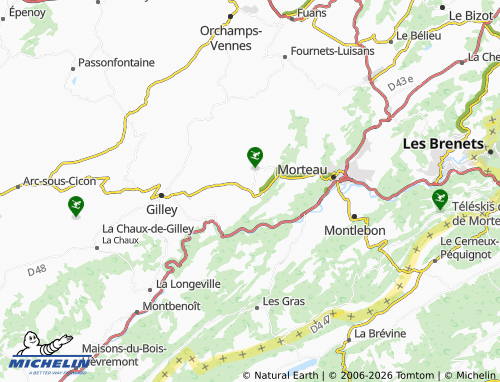 Mapa MICHELIN Les Combes - ViaMichelin