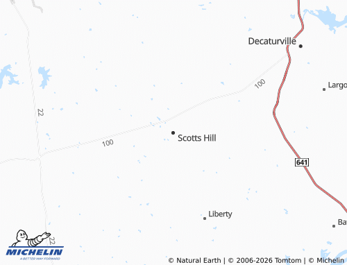 Mapa MICHELIN Scotts Hill - ViaMichelin