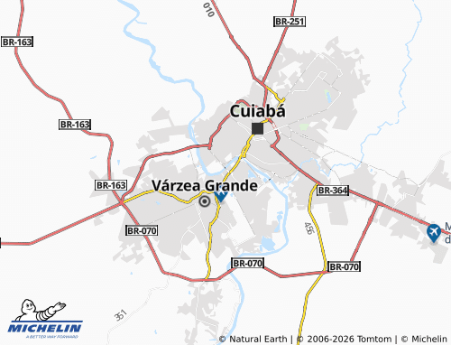 Mapa MICHELIN Ponte Nova - ViaMichelin