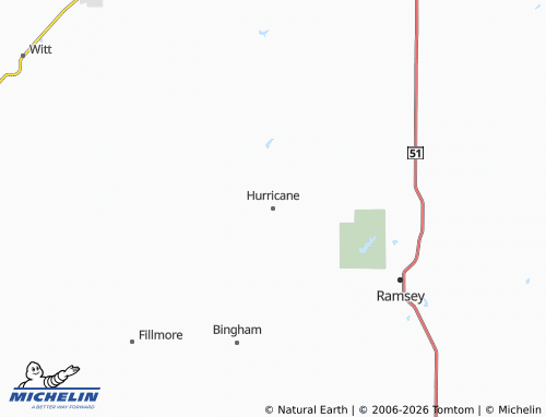 Mapa MICHELIN Hurricane - ViaMichelin