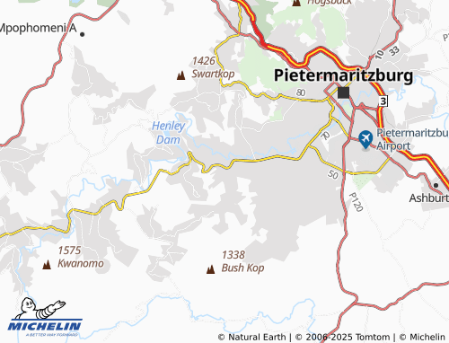 MICHELIN Draaihoek map - ViaMichelin