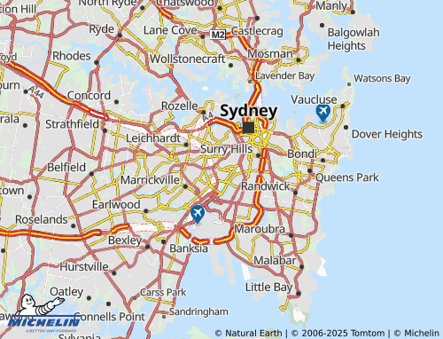 MICHELIN Erskineville map - ViaMichelin