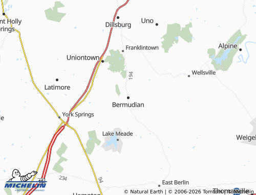Carte MICHELIN Bermudian - ViaMichelin