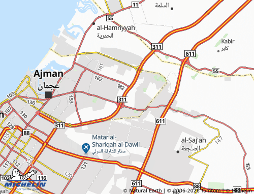 MICHELIN Aamra map - ViaMichelin