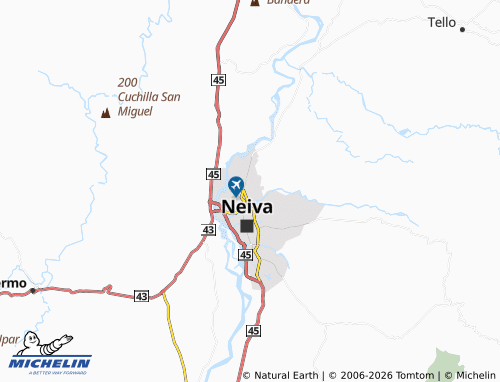 Carte MICHELIN Álamos Norte - ViaMichelin
