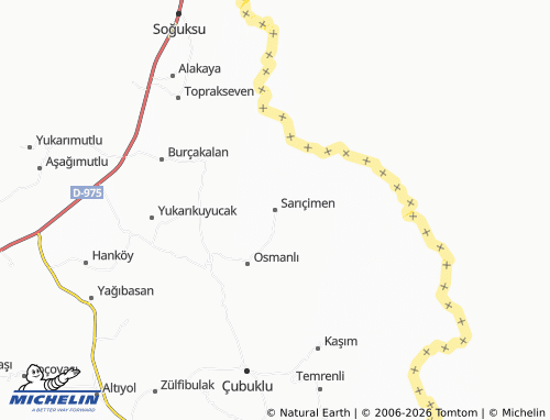 MICHELIN Sarıçimen map - ViaMichelin