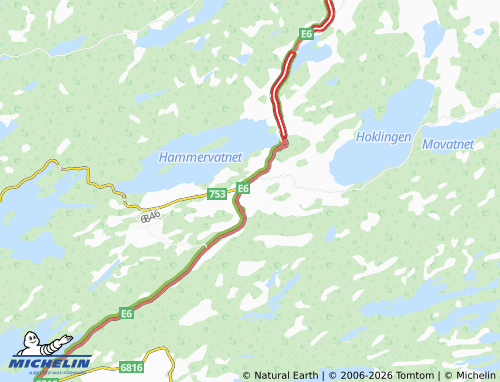 Mappa MICHELIN Åsen - ViaMichelin