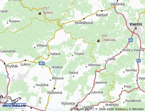 Mappa MICHELIN Trnava - ViaMichelin
