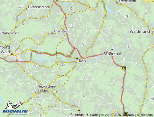 Mappa MICHELIN Rötz - ViaMichelin