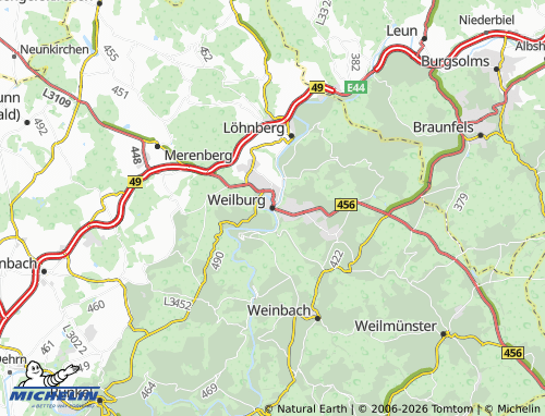 Mapa MICHELIN Weilburg - ViaMichelin