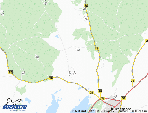 MICHELIN Pärni map - ViaMichelin