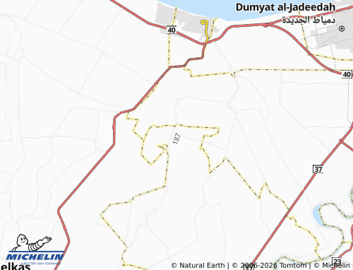 Mapa MICHELIN Kafr al-Wikalah - ViaMichelin