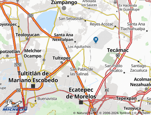 Mapa MICHELIN Jardines de Santa Inés - ViaMichelin