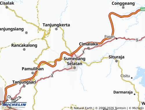 MICHELIN-Landkarte Mekarjaya - ViaMichelin