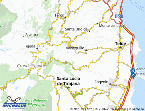 MICHELIN Rincón map - ViaMichelin