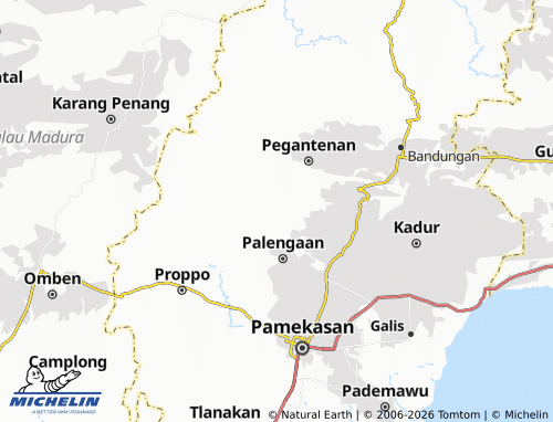 Carte MICHELIN Potoan Daja - ViaMichelin