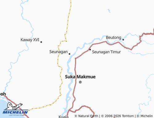 Mapa MICHELIN Kuta Baro Jeuram - ViaMichelin