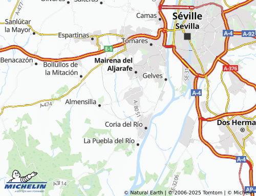Carte MICHELIN La Estrella - ViaMichelin
