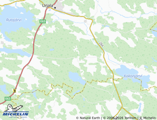 Kaart MICHELIN Hanhisuo - ViaMichelin