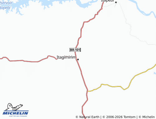 MICHELIN-Landkarte Itagimirim - ViaMichelin