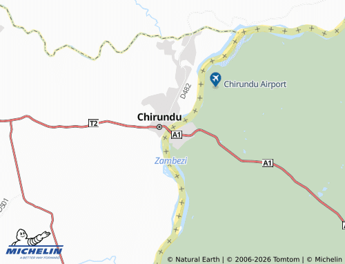 Mappa MICHELIN Chirundu - ViaMichelin