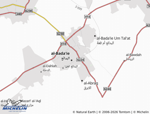 MICHELIN-Landkarte al-Rawdah - ViaMichelin