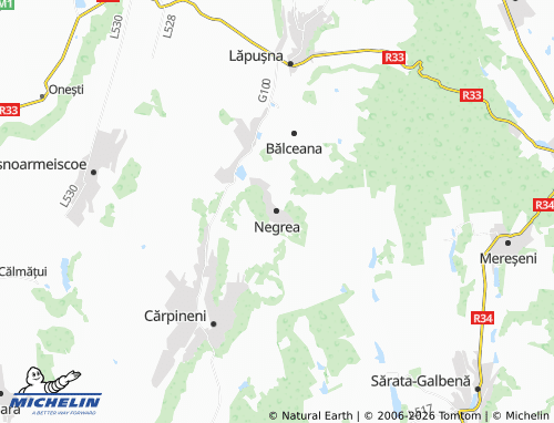 Mapa MICHELIN Negrea - ViaMichelin