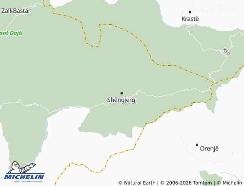 Mappa MICHELIN Shëngjergj - ViaMichelin